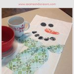 Snowman Table Runner Free Sewing Pattern