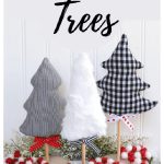 Tabletop Fabric Christmas Trees Free Sewing Pattern