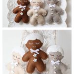 Gingerbread Ornament Free Sewing Pattern