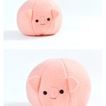 Little Piggy Wobbly Softie Ball Free Sewing Pattern