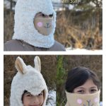 Llama Balaclava With Scarf Free Sewing Pattern