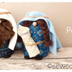 Nativity Gnome Family Free Sewing Pattern