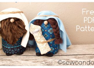 Nativity Gnome Family Free Sewing Pattern