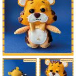 Felt Tiger Free Sewing Pattern