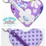 Heart Shaped Pouch Free Sewing Pattern