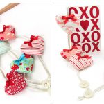 Hearts on a String Sachets Free Sewing Pattern