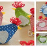 Quilted Easter Chicken Pouch Free Sewing Pattern