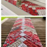 Red Braid Table Runner Free Sewing Pattern