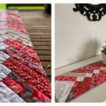 Red Braid Table Runner Free Sewing Pattern