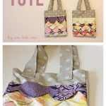 Sweet Scallops Tote Free Sewing Pattern