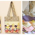 Sweet Scallops Tote Free Sewing Pattern