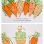 Carrot Treat Bag Free Sewing Pattern