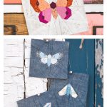 Moth Charm Blocks Free Sewing Pattern