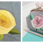 Rose Foundation Paper Piecing Sewing Pattern