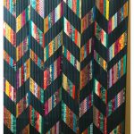 Scrappy Strippy Chevron Quilt Free Sewing Pattern