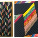 Scrappy Strippy Chevron Quilt Free Sewing Pattern