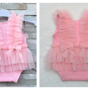 Baby Girl Ruffle Romper Free Sewing Pattern