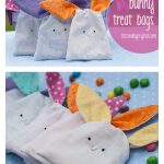Bunny Treat Bags Free Sewing Pattern