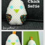 Easter Chick Softie Free Sewing Pattern