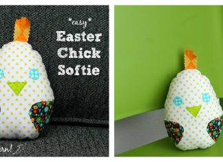 Easter Chick Softie Free Sewing Pattern