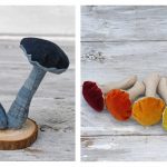 Fabric Mushrooms Free Sewing Pattern