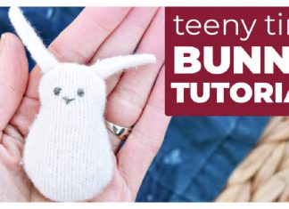 Mini Bunny Free Sewing Pattern and Video Tutorial