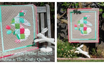 Patchwork Peter Rabbit Quilt Free Sewing Pattern