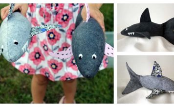 Shark Softie Free Sewing Pattern