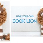 Sock Lion Free Sewing Pattern and Video Tutorial