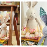Stuffed Bunny Toy Free Sewing Pattern