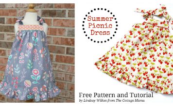 Summer Picnic Dress Free Sewing Pattern