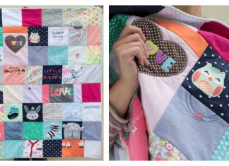 Baby Clothes Quilt Free Sewing Pattern