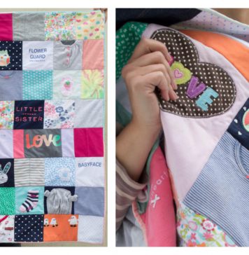 Baby Clothes Quilt Free Sewing Pattern