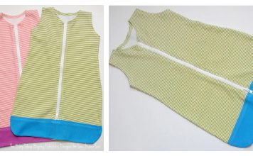 Baby Sleep Bag Free Sewing Pattern