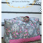 Carryon Duffel Bag Free Sewing Pattern