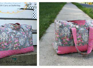 Carryon Duffel Bag Free Sewing Pattern