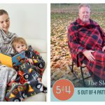 Frosty the Sleeved Blanket Free Sewing Pattern