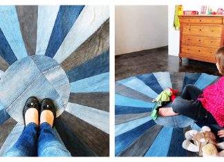 Old Denims Rug Free Sewing Pattern