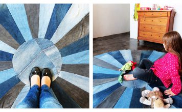 Old Denims Rug Free Sewing Pattern