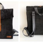 Rolltop Mini Backpack Free Sewing Pattern