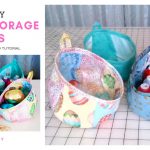Fabric Storage Pods Free Sewing Pattern
