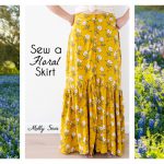 How to Sew a Floral Skirt