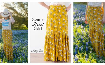 How to Sew a Floral Skirt