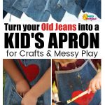 Kid’s Jean Apron Free Sewing Pattern