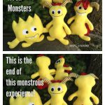 Little Monster Softies Free Sewing Pattern