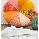 Summer Floral Floor Cushion Free Sewing Pattern