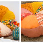 Summer Floral Floor Cushion Free Sewing Pattern