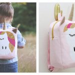 Unicorn Backpack Free Sewing Pattern