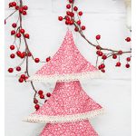 Fabric Layered Christmas Tree Free Sewing Pattern
