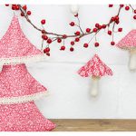 Fabric Layered Christmas Tree Free Sewing Pattern